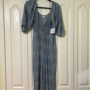 O’Neill Cecilia printed three-quarter sleeve mock jumper